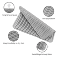 thumbnail image 3 of Estera de secado de platos de silicona para uso múltiple, fácil de limpiar, respetuosa con el medio ambiente, estera de silicona térmica, gris, 3 of 5