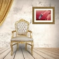 thumbnail image 3 of Miglavs, Janis 14x11 Gold Ornate Wood Framed with Double Matting Museum Art Print Titled - Close-up of hood detail of red 57 Chevrolet Bel Air in Habana-Havana-Cuba, 3 of 4