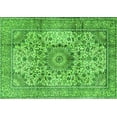thumbnail image 1 of Ahgly Company Indoor Rectangle Medallion Green Traditional Area Rugs, 8' x 10', 1 of 1