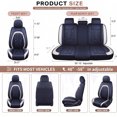 thumbnail image 3 of Car Seat Cover Full Set for Toyota Corolla 1994-2019,Seat Covers for Cars,Automotive Seat Covers for SUV(Black&Blue), 3 of 6