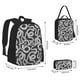 thumbnail image 2 of Easygdp Snake Mochila para Niños y Niñas con Set de Caja de Almuerzo y Estuche para Lápices 3 en 1, Mochila Escolar Estampada para Adolescentes, 2 of 7