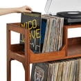 thumbnail image 6 of Crosley Furniture Asheville Mid-Century Modern Media Console Record Player Stand, Storage for Vinyl Records, 6 of 15