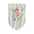 thumbnail image 5 of Wukai Vintage Wood Background with Floral Print Garden Flag 12.5x18 Inch Double Sided Sun-resistant Rain-resistant, Wrinkle-resistant Colorfast(Only Flag), 5 of 7