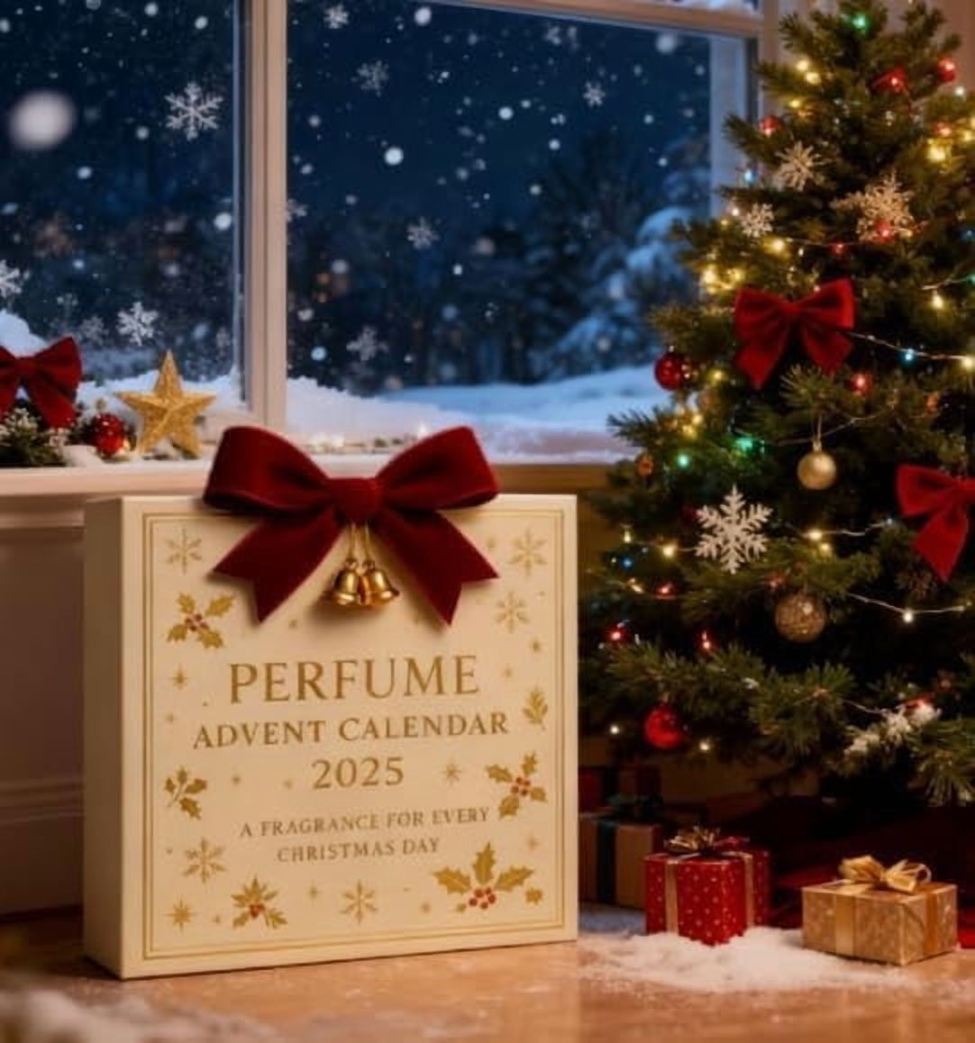 Feltree 2025 Perfume Advent Calendar for Women - 24 Travel-Size Mini Perfumes, Holiday Countdown Gift Set with Reusable Box
