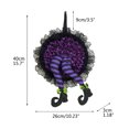 thumbnail image 2 of Corona de Halloween con patas de bruja, adornos para puerta delantera, decoraciones, decoración para fiestas navideñas, 2 of 8