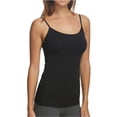 thumbnail image 2 of Maidenform Cotton Stretch Camisole - 2 Pack DMC008 S/Black/White, 2 of 4