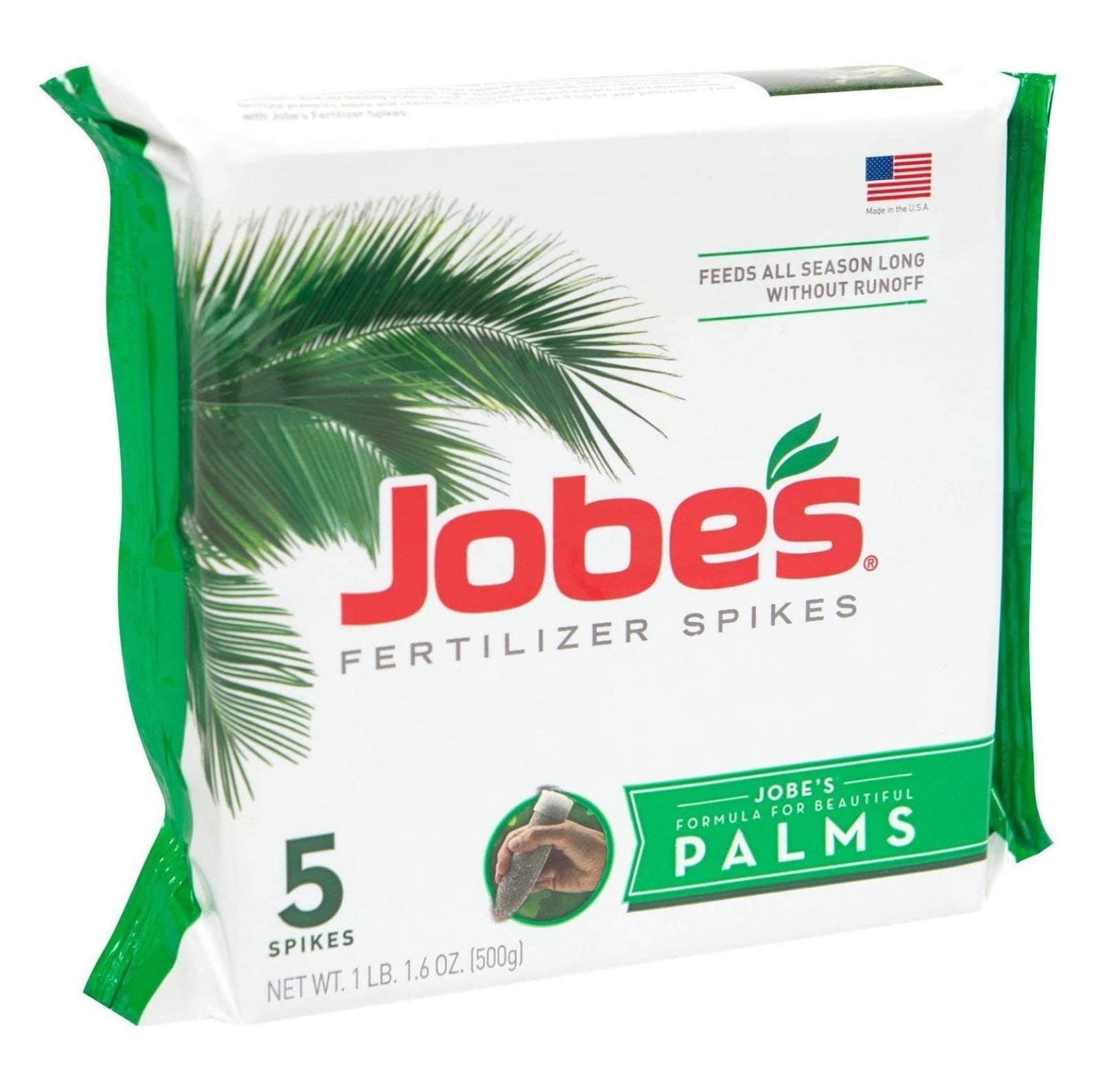 Jobe's 01010 5 Pack, 10-5-10, Palm Tree Fertilizer Spikes - Quantity 4