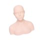 thumbnail image 5 of Cabeza de maniquí de cosmetología para práctica de masajes, suave con hombros, modelo para entrenamiento, práctica de maquillaje y belleza., 5 of 9