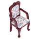 thumbnail image 2 of Silla en miniatura para casa de muñecas a escala 1:12, Mini sillón de simulación, muebles decorativos de madera, 2 of 9