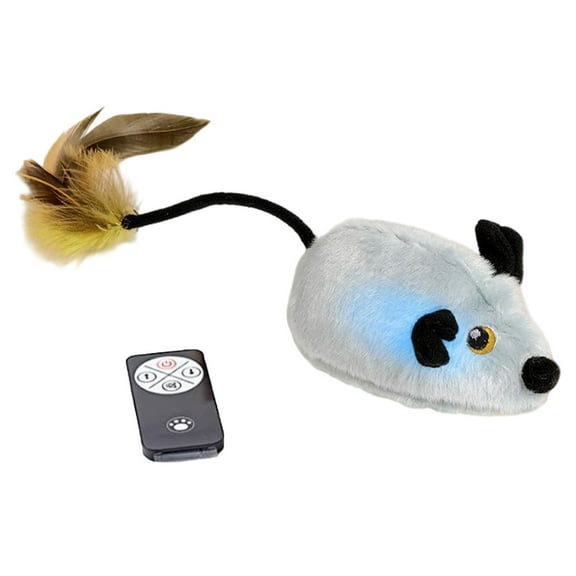Cat Teaser Interactive Indoor Pet Toy for Cats and Small Dogs Remote-Controlled Motion Toy Rechargeable with Automatic Moving Features Prank Toy for Cats