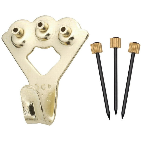 OOK 50027 Professional Picture Hangers, Art Hangers, Gold, 100lb Max Weight (1 Set)