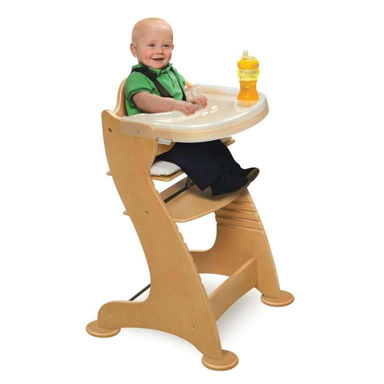 Badger Basket Embassy Adjustable Wood High Chair Espresso Espresso Finish Walmart