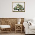 thumbnail image 4 of Stupell Industries French Country Greenery Filled Truck Gold Floating Frame Canvas Art, 31 x 25, by Lettered and Lined, 4 of 8