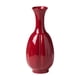thumbnail image 1 of Jarrón de cerámica rojo jarrón decorativo alto decorativo soporte de planta de escritorio interior jarrón de flores jarrón de brote para comedor de 9cmx22cm, 1 of 8