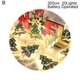 thumbnail image 2 of Christmas String Light Decorative Safe Cute Christmas LED Snowflake Wrought Iron Pendant Light for Shop, 2 of 8