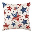 thumbnail image 2 of 4th of July PALIFEUR Pillow Covers, Indeoendence Day Throw Pillow Covers, 18 x 18 Inch Patriots Pillow Case for Sofa Bedroom Coffice, Print Decorative Pillow Cover, 2 of 6