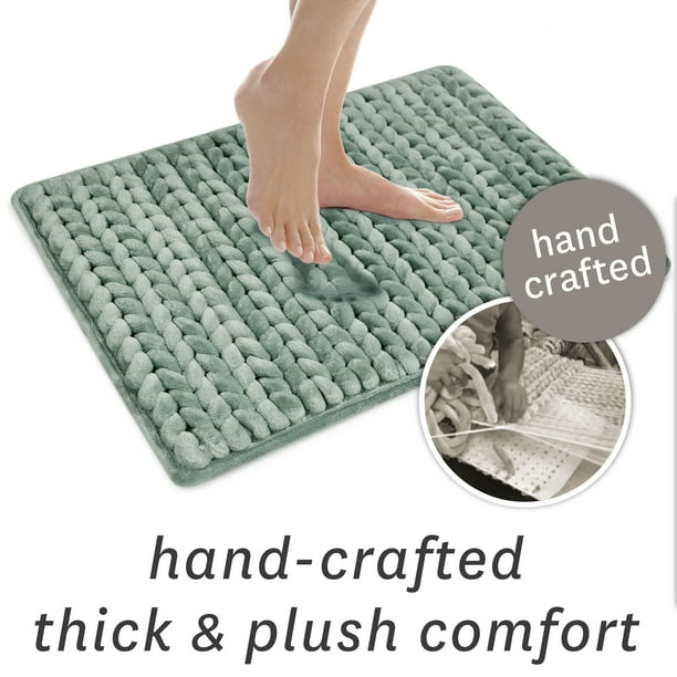 Better Homes & Garden Thick & Plush Braided Charcoal Infused Memory