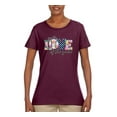 thumbnail image 3 of For the Love of the Game Sports Womens Graphic T-Shirt, Maroon, 3X-Large, 3 of 5