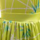 thumbnail image 5 of Niñas Joy Disfraz Película Niños Halloween Cosplay Fiesta sin Mangas Vestido Amarillo, 5 of 6