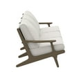 thumbnail image 6 of Modway Saratoga Outdoor Patio Teak Sofa in Weathered Gray White, 6 of 10