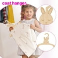 thumbnail image 5 of Eco-Friendly Wooden Animal-Shaped Hangers for Kids' Clothes Durable, Fun Design, Natural Finish, Set of 5, 5 of 5