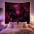 thumbnail image 2 of Dominated Envelope Slightly With Sealed Ornate Heart Emblem, Mystical Fantasy for Space Lovers, Galaxy Room Decor, Valentine's Day Gift, Tapestry Wall Hanging for Bedroom and Dorm, 2 of 7