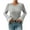 Gray, variant on hotojiny Womens Knit Tops Spring Trendy Flared Long Sleeve Ribbed Shirts Casual Crewneck Solid Color Blouse