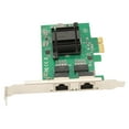 thumbnail image 1 of Ex1 TXA108 82571 2 RJ45 Port Gigabit  Card PCI Ex1 To 2 RJ45 10/100/1000Mbps Server  Card For Desktop PC, 1 of 8