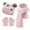 Pink, variant on FZ FANTASTIC ZONE Kids Toddler Winter Beanie Hats Scarfs Touchscreen Gloves Set Pompom Caps Neck Warmer with Fleece Gifts for 5-8 Years Old Baby Girls Boys, Khaki