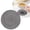 grey, variant on 7"Round Placemats,Heat Resistant Non-Slip Circle Place Mats,royal placemats,for Home Kitchen,Daily Meal,Dinner Party(Black)