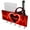 Multicolor 3, variant on PhooArto Key Holder for Wall Decorative with 5 Key Hooks, Ladybug and Leaves Holders Wall Mount Organizer with Mail Key Rack, Self Adhesive
