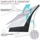thumbnail image 5 of Manta de pícnic HX&OD para exteriores, 200 x 200 cm, impermeable y plegable, 5 of 7