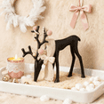 thumbnail image 3 of 2025 Christmas Decorations - Black Reindeer Statues - Modern Xmas Figurines - Elegant Indoor Holiday Decor - Table Centerpieces - Ideas for Mantel Living Room Bedroom Office(A&B-10"), 3 of 6
