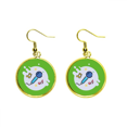 thumbnail image 1 of Secador de micrófono Ear Dangle Golden Drop Earring Jewelry Mujer Unbranded M, 1 of 3