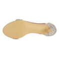 thumbnail image 5 of SheSole Women's Strappy Rhinestone Heeled Sandals Champagne US 7, 5 of 7