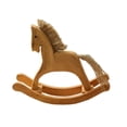 thumbnail image 3 of Estatua de caballo mecedor, figura de caballo de madera, escultura de recuerdo, adorno de mesa L, 3 of 8