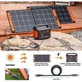 thumbnail image 2 of CoolStuff 20FT Solar Panel Extension Cable 14AWG Anderson Connector to DC 8mm Adapter Portable Power Station Explorer 160/240/290/300/500/550/880/1000 Solar Generator, 2 of 7
