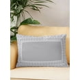 thumbnail image 2 of Outdoor Pillows Waterproof, Grey Boho Bedding Throw Pillows with Insert for Couch Sofa Bed, Modern Geometric Bohemia Abstract Textured 12x20 Inch Pillowcases Decorative Camping Patio Pillow Set of 1, 2 of 8