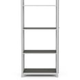 thumbnail image 5 of Furniture of America Mandom Modern Metal 4-Shelf Bookcase in Sand White, 5 of 8