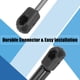 thumbnail image 5 of Resorte de Gas Amortiguador Puerta Cocina 2uds 12pulgadas 24Lb/107N Negro Universal Unique Bargains, 5 of 7