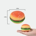thumbnail image 4 of HYCSC Hamburger Stress Toys - Hamburger Squeeze Toys, Stress Stretch Hamburger Toys, Stress Relief Funny Novelty Toy, Simulation Hamburger Fidget Toy for Boy, Girl, Adult (12PCS), 4 of 9