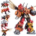 thumbnail image 2 of JinBao-Figuras de acción de Anime para niños, juguetes de transFormación de gran Predaking, COOL Devastator G1 GT KO, modelo de coche Robot, 5 en 1, nuevo, 2 of 4