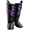 Black/Purple, variant on Hayabusa T3 Striking Shinguards, White/Black Medium