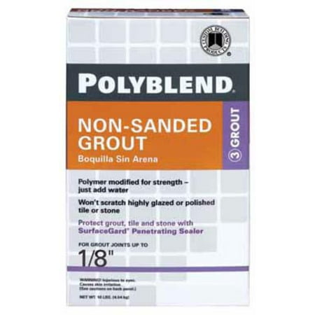 Custom Bldg Products PBG18010 10-Lb. Sandstone Polyblend Non-Sanded (Best Grout For Indian Sandstone)