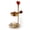 Gold, variant on Heart-shaped Incense Burner For Charcoal & Candles - Romantic Red Holder Home Fragrance Gifts Adjustable Design Meditation Spiritual Decor