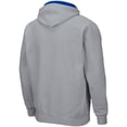 thumbnail image 3 of Men's Colosseum Heathered Gray BYU Cougars Arch & Logo 3.0 Full-Zip Hoodie, 3 of 3