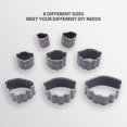 thumbnail image 3 of Découpeur de Cuir, 8 Pcs Tranchant pour Cuir pour Bijoux, 3 of 8