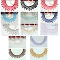 thumbnail image 6 of New Embroidered Venice Lace Trim Guipure By Yard Red White Blue Gray Pink Lilac, 6 of 6