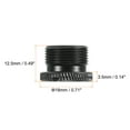 thumbnail image 2 of Uxcell Mic Stand Adapter 3/8 Female to 5/8 Male Aluminum Alloy Mic Screw Adapter for Microphone Tripod Stand Black, 2 of 6