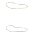 thumbnail image 4 of Minnieouse Collar de perlas con detalle de cuentas estilo vintage para mujer regalo para mujer blanco 45 cm blanco 45cm 2Conjunto, 4 of 6